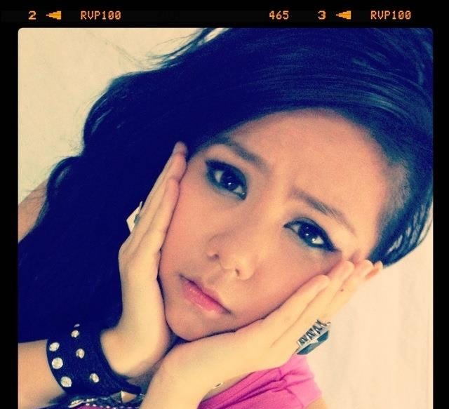 蔡依林罕见生活照图片 俏皮可爱小女生图片