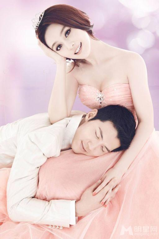 何洁赫子铭婚礼将近 婚纱拍摄选马场图片