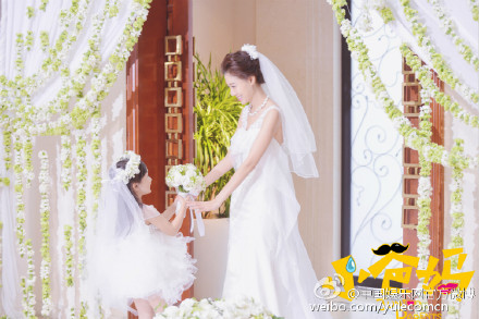 林志颖为庆祝微博粉丝破2000万 发搞怪婚纱照图片图片