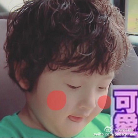 爸爸去哪儿3萌娃表情包胖轩邹明轩表情包可爱来袭图片