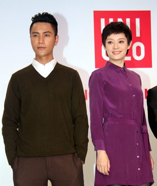 孙俪紫色连衣裙清新亮相 与陈坤同台无交流图片