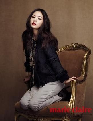 高清韩国美女闵孝琳性感朦胧炫彩写真图片图片
