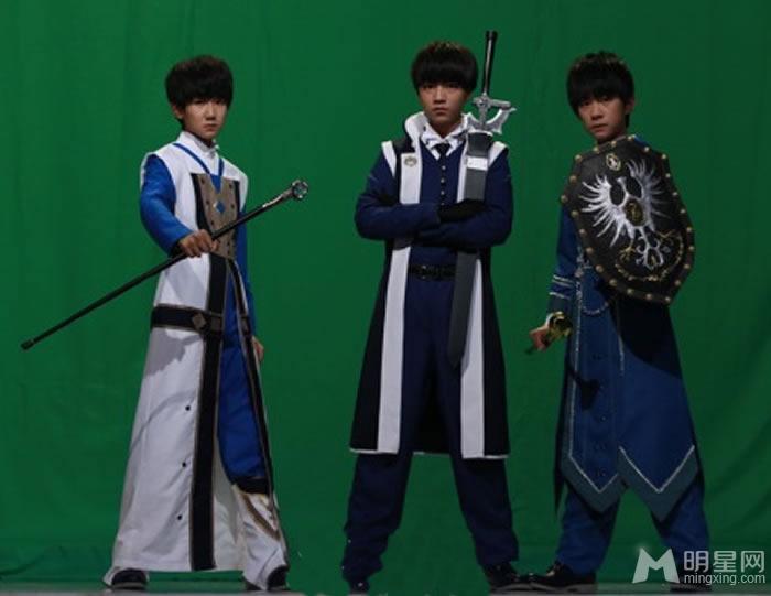 TFBOYS快乐大本营 五子棋游戏笑翻全场 TFBOYS图片图片