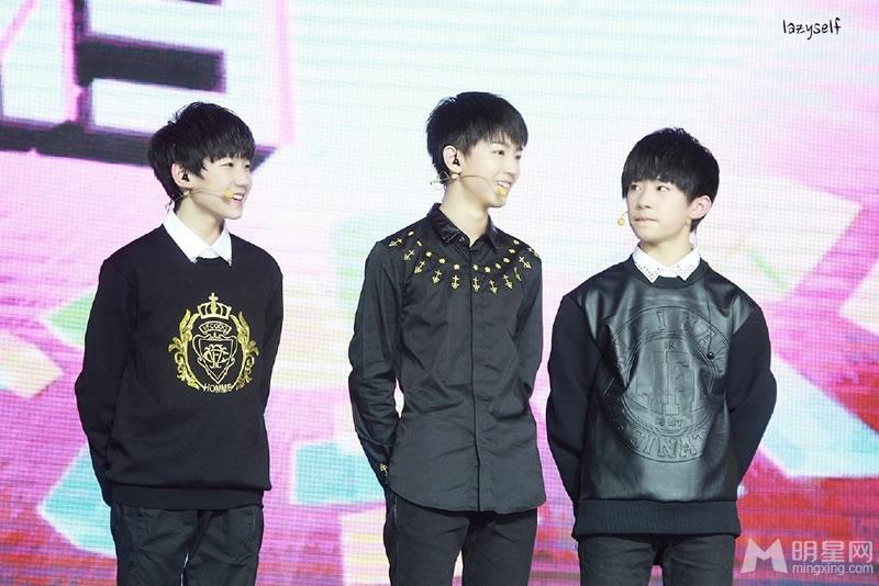 TFBOYS 三人帅气黑色礼服现身 TFBOYS图片图片