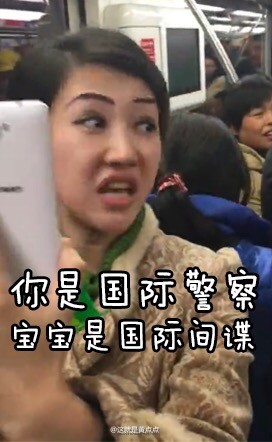 上海地铁凤爪女表情包来了图片