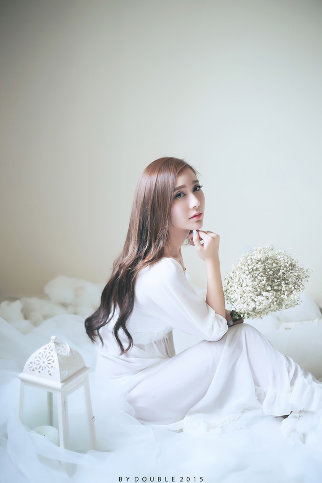 容祖儿首披婚纱 愿做小女人图片