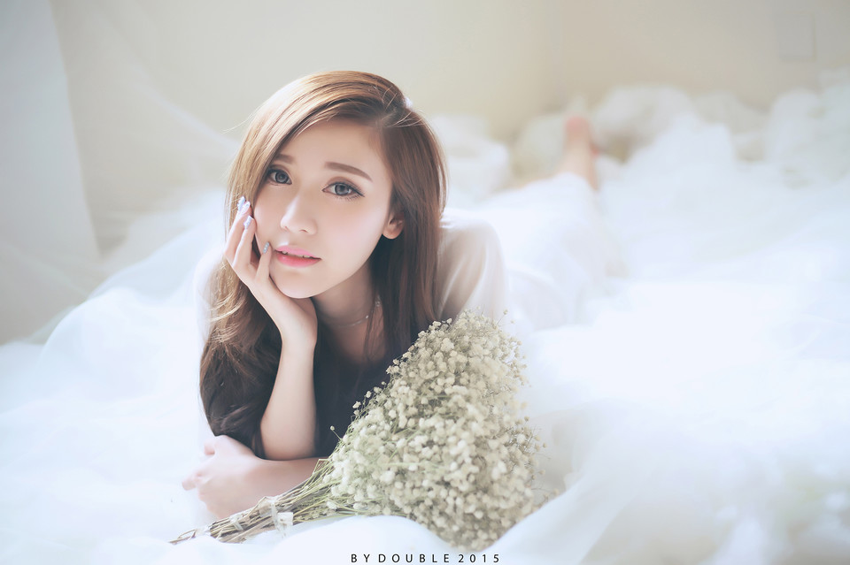 容祖儿首披婚纱 愿做小女人图片