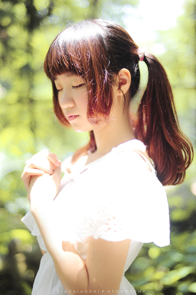 夏日马尾少女的动物园之旅私房照写真图片下载图片