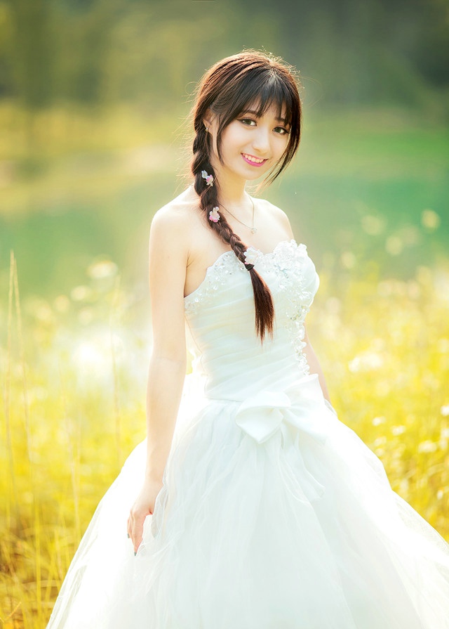 容祖儿首披婚纱 愿做小女人图片