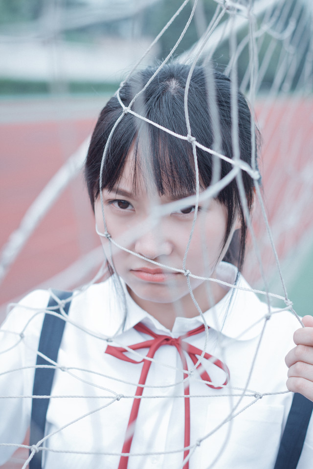 蓝色体操服连体衣性感短发小美女居家私房照写真图片图片 蓝色体操服连体衣性感短发小美女居家私房照写真图片图片