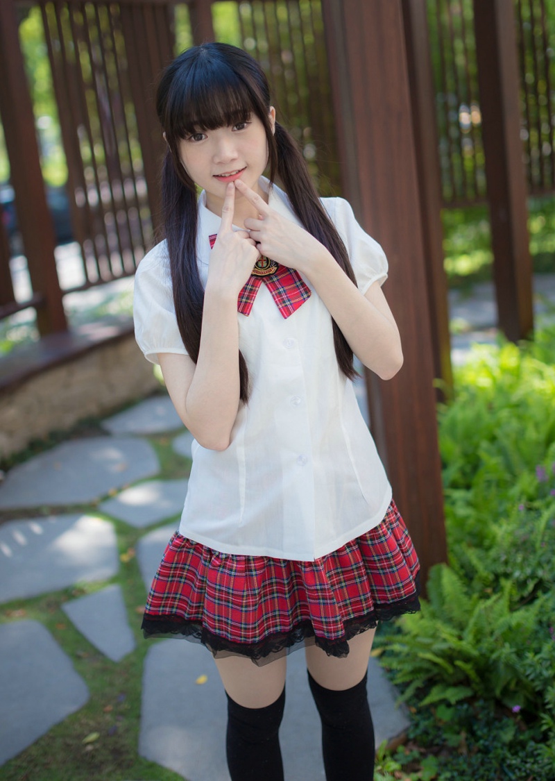 学生美女生活照制服诱惑学生妹美女校服妹写真图片图片
