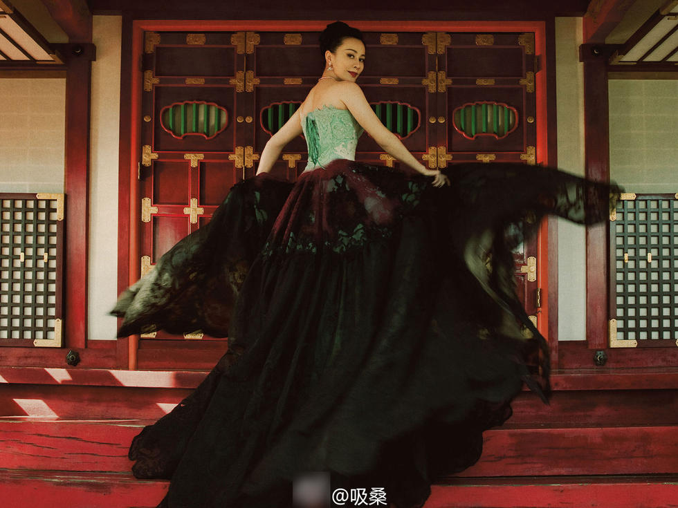 高清古典美女刘嘉玲中国风写真图片风韵十足美如画卷图片