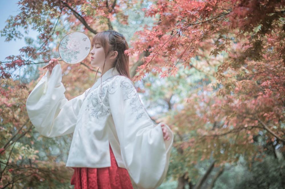 汉服美女图片