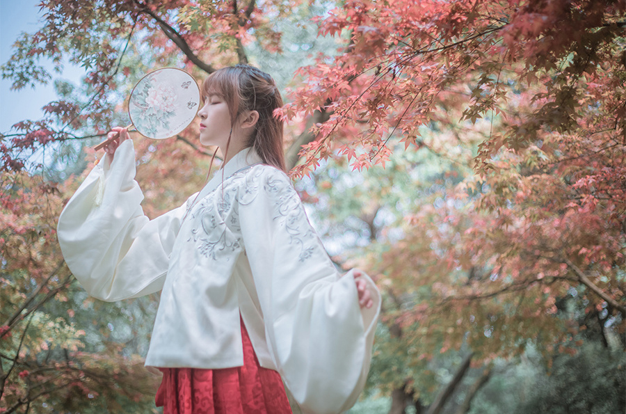 汉服美女图片