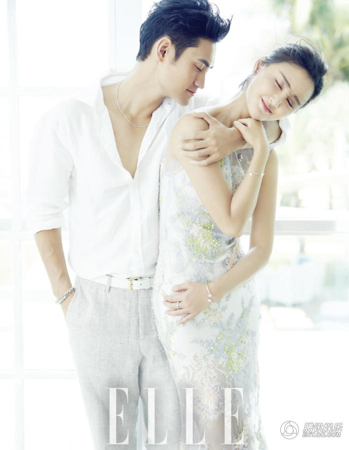 白冰唯美梦幻婚纱照曝光图片