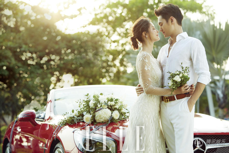 袁弘张歆艺婚纱照图片 浪漫纯真又甜蜜图片