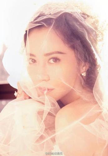 容祖儿首披婚纱 愿做小女人图片
