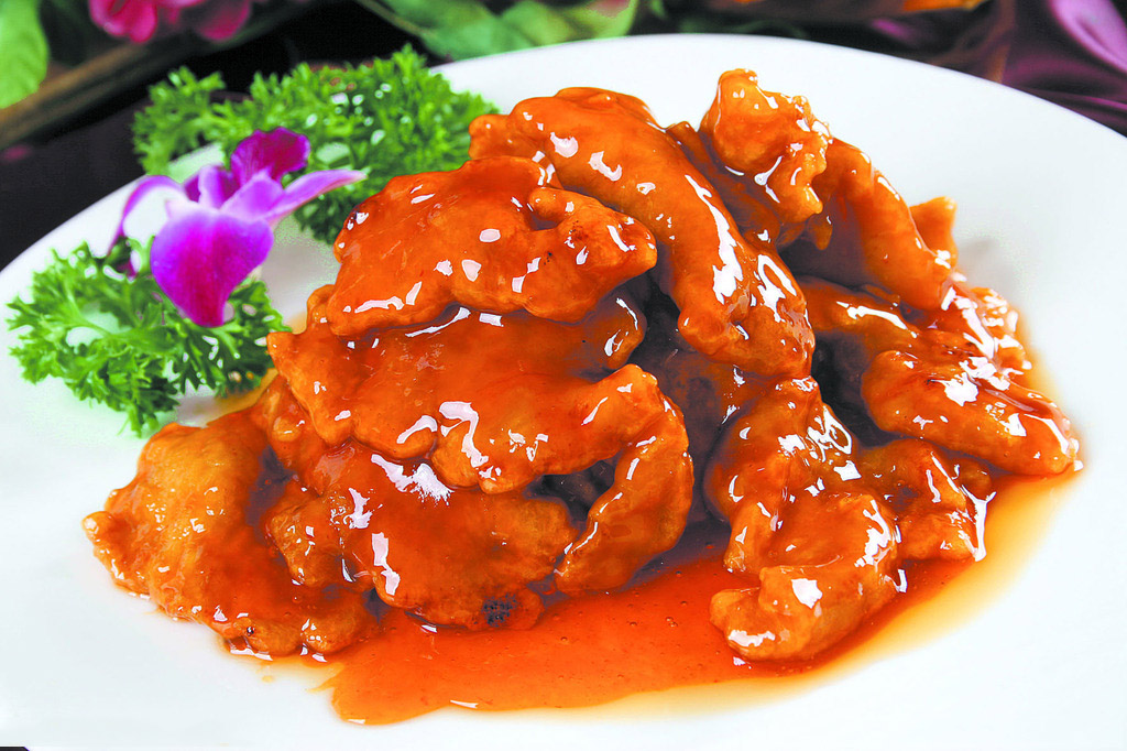 东北溜肉段图片   东北美食图片图片