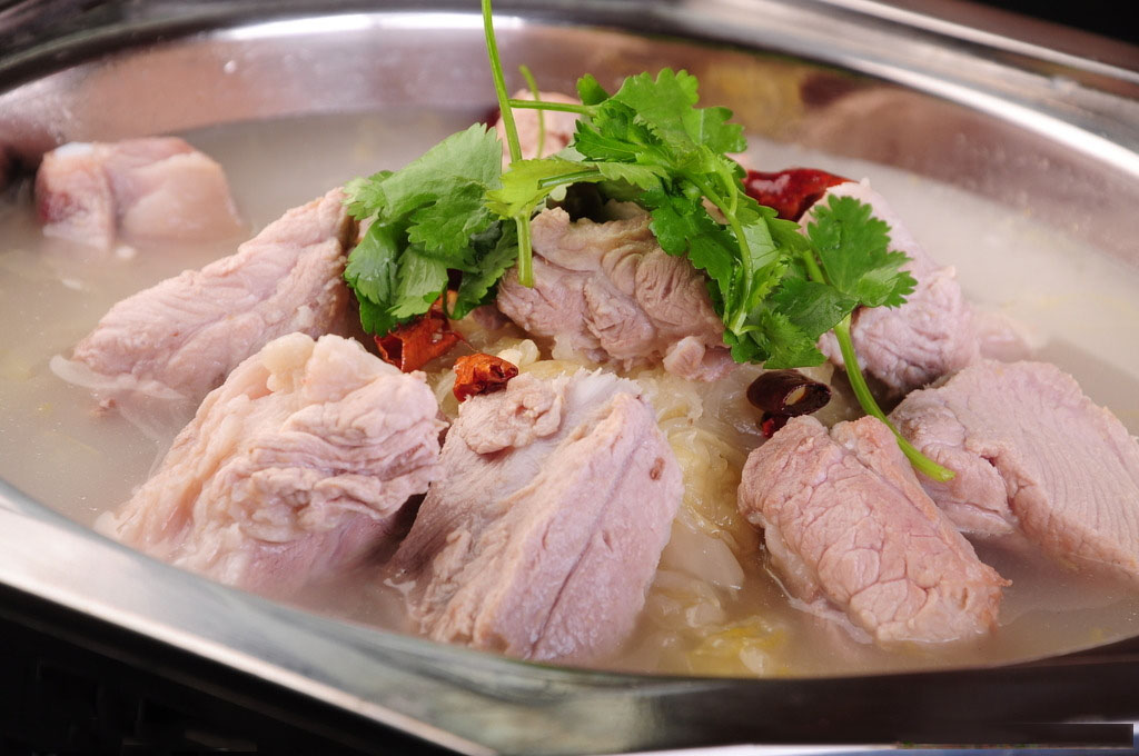 高清美食东北酸菜炖排骨图片图片