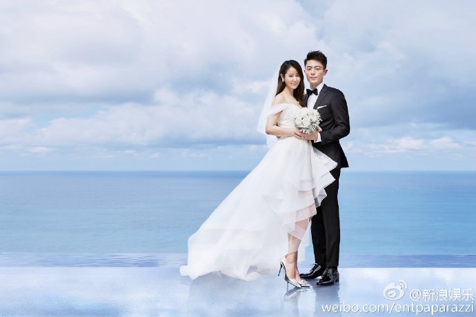 袁弘张歆艺婚纱照图片 浪漫纯真又甜蜜图片