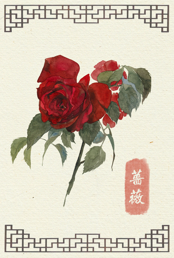 小清新水彩手绘手机壁纸图片