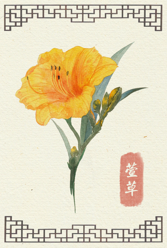 小清新水彩手绘手机壁纸图片