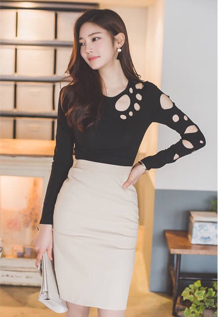 美女职业装图片