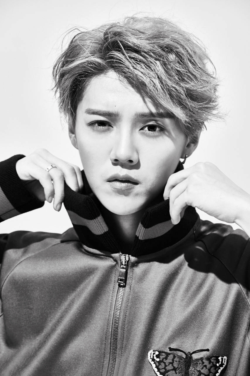 鹿晗GAON CHART 撒汗热舞 帅气西服迷倒千万粉丝图片