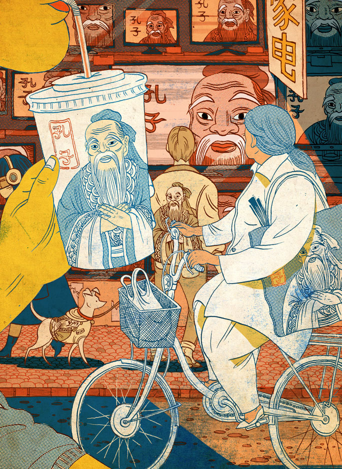 神奇创意的插画作品图片：让人脑洞大开图片