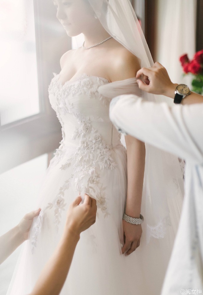 袁弘张歆艺婚纱照图片 浪漫纯真又甜蜜图片