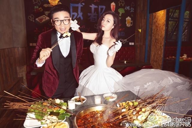 袁弘张歆艺婚纱照图片 浪漫纯真又甜蜜图片