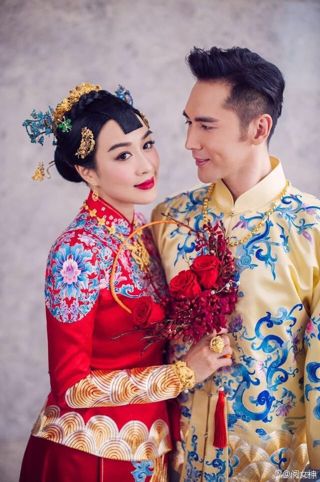 袁弘张歆艺婚纱照图片 浪漫纯真又甜蜜图片