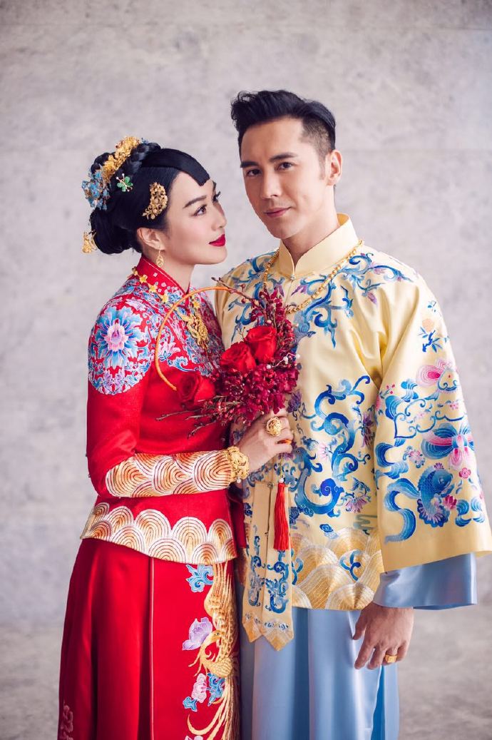 钟丽缇与张伦硕曝光婚纱照：姐弟恋修成正果图片