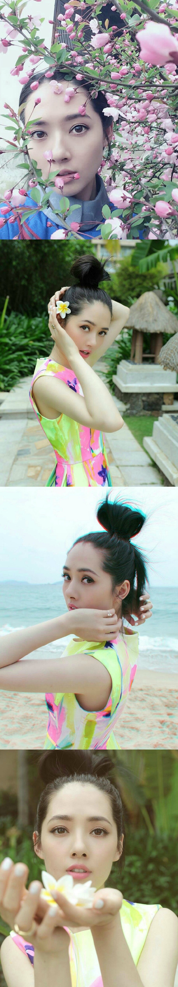 长发性感女神郭碧婷最新写真 超有爱的国民老公图片