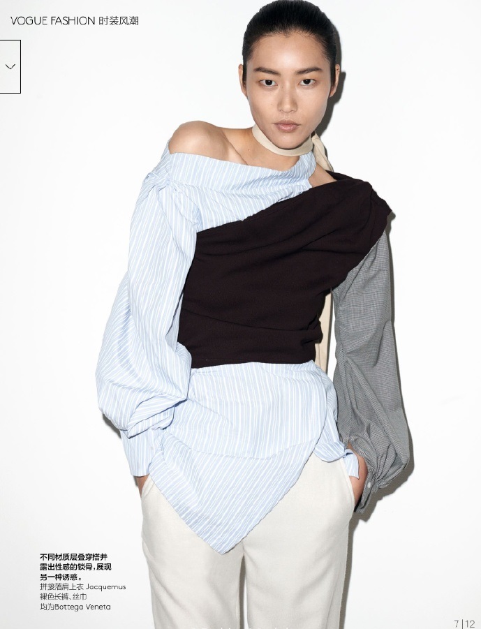 刘雯携手胡歌、张震共同演绎Vogue China12月刊时装大片图片