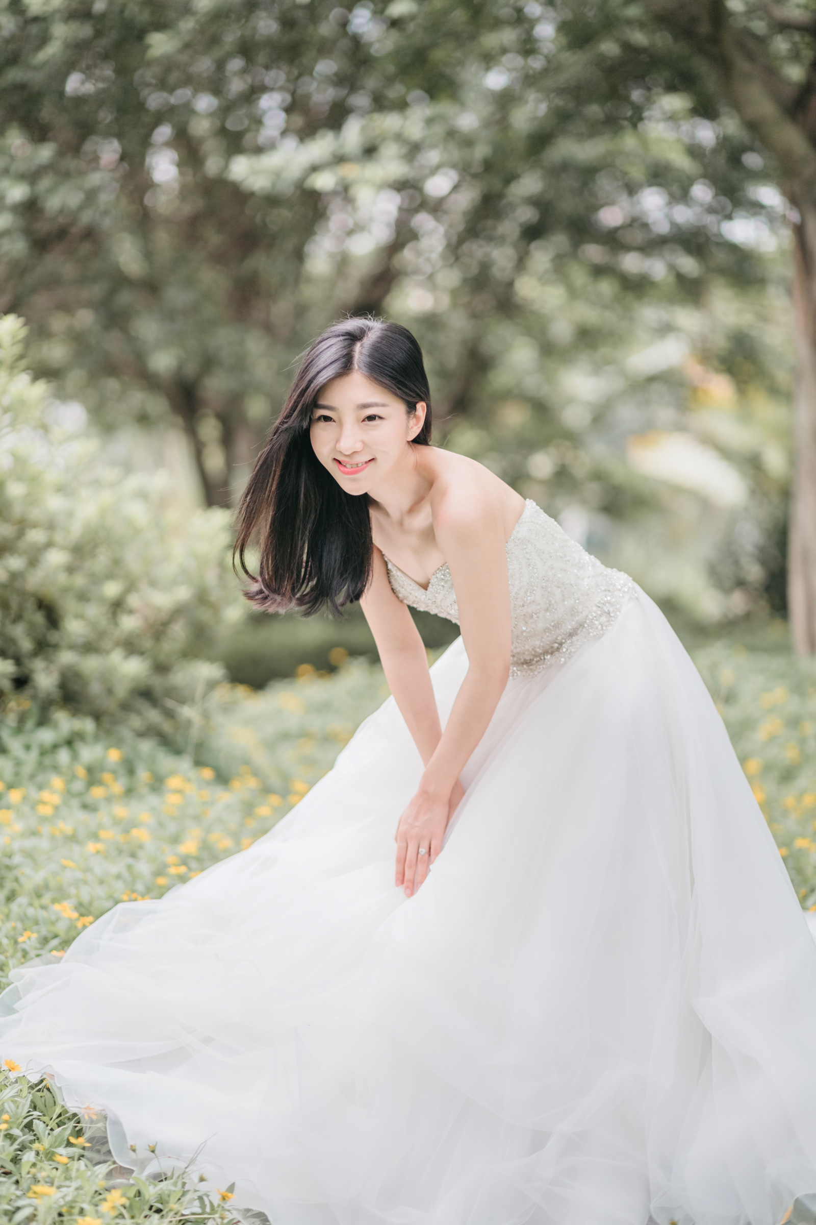 何洁赫子铭全新婚纱大片 大走性感路线图片