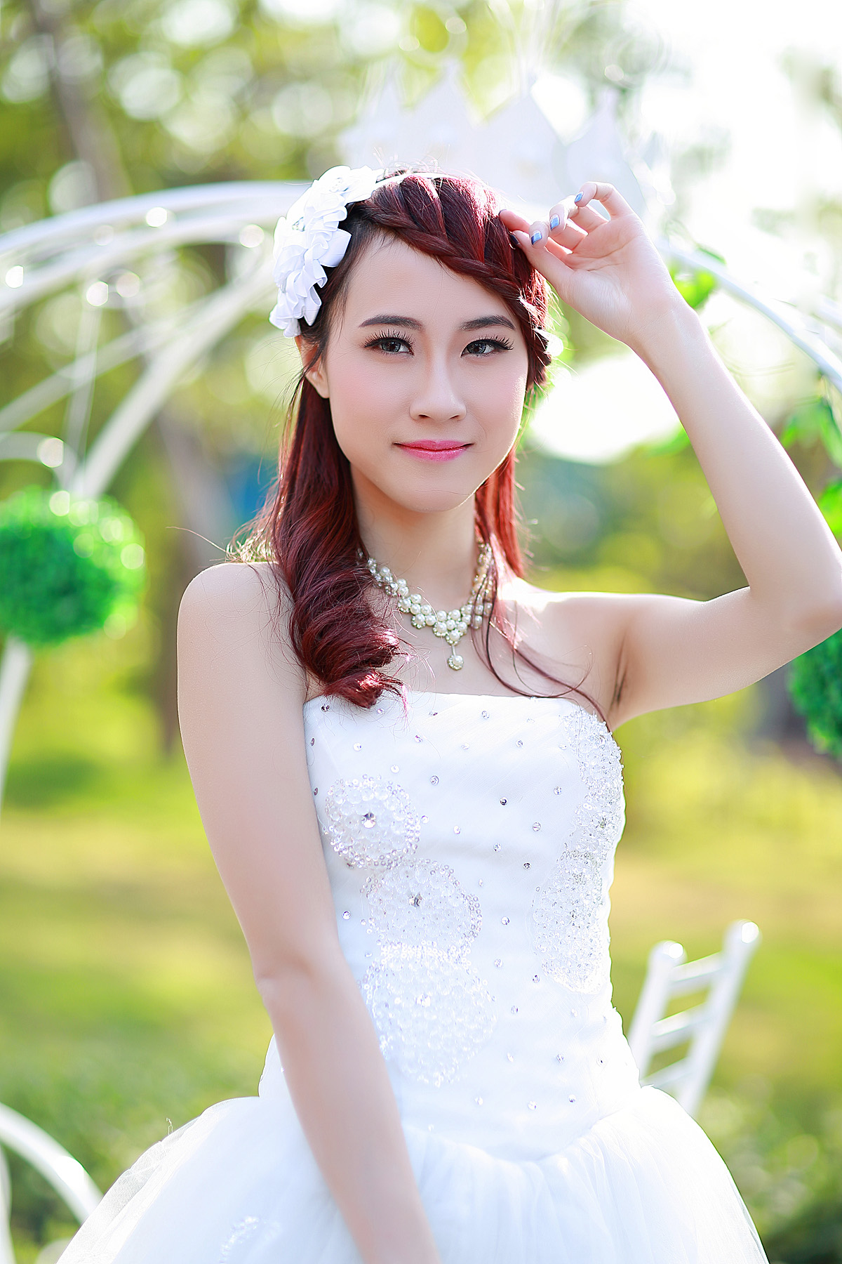 容祖儿首披婚纱 愿做小女人图片