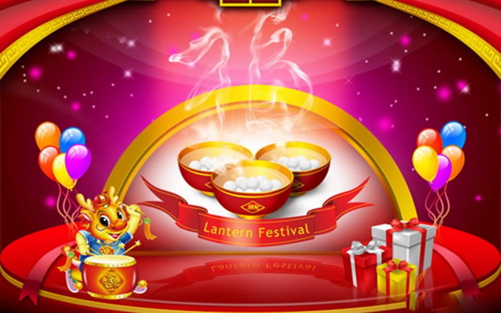 端午父亲节节日快乐桌面壁纸之卡通兔小贝图片