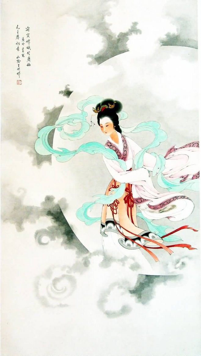 2014年9月日历中秋节可爱卡通高清电脑桌面主题壁纸(二)图片