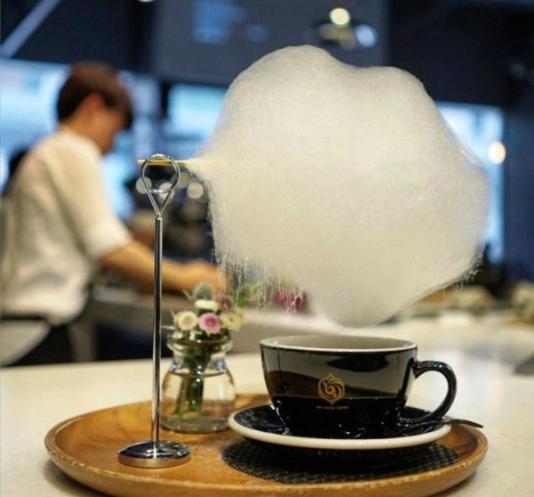 美味咖啡棉花糖唯美图片图片