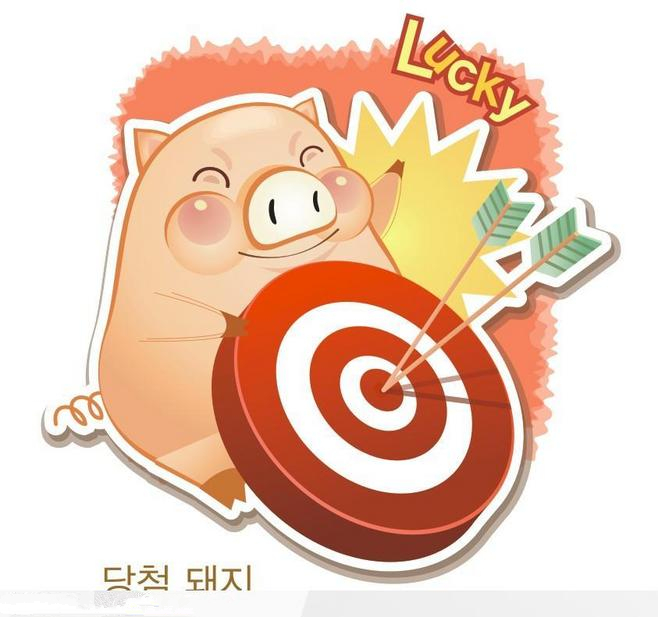 软萌可爱卡通小猪图片手机壁纸图片