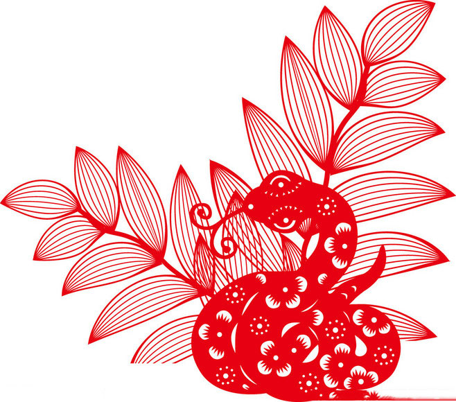 十二生肖蛇图片  唯美蛇图案剪纸图片图片