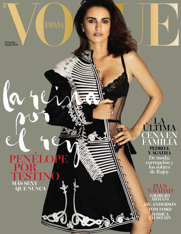 克鲁兹曾在西班牙国家艺术佩内洛普·克鲁兹《Vogue》封面性感时尚写真图片图片