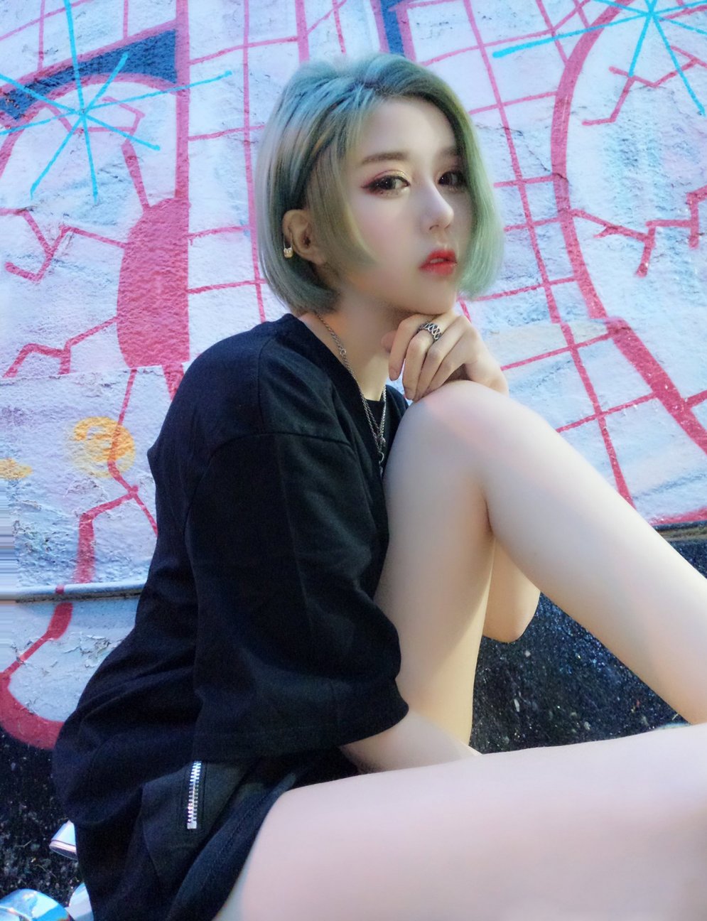 可爱女孩Chinajoy展上百媚千娇的ShowGirl图片