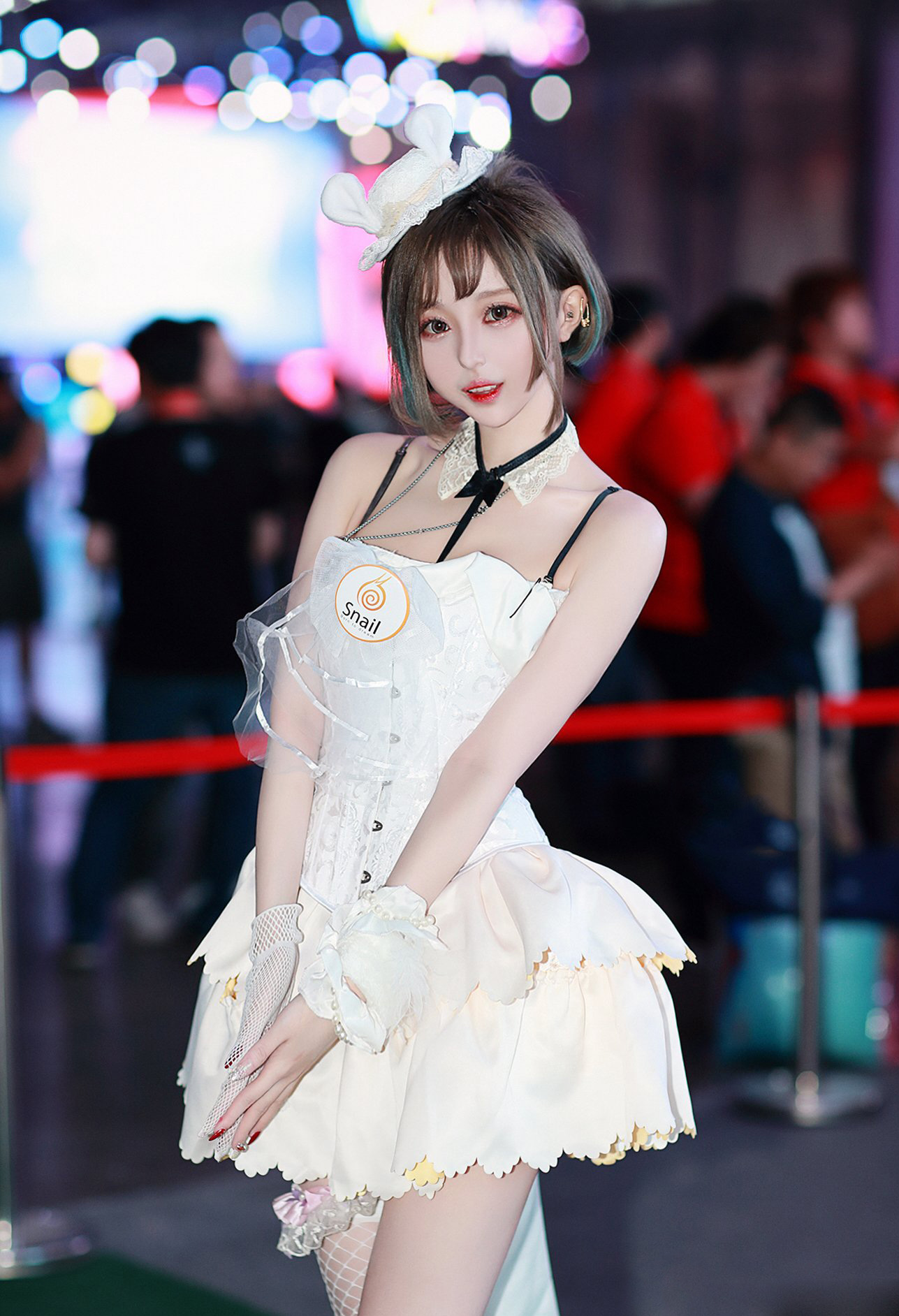 可爱女孩Chinajoy展上百媚千娇的ShowGirl图片
