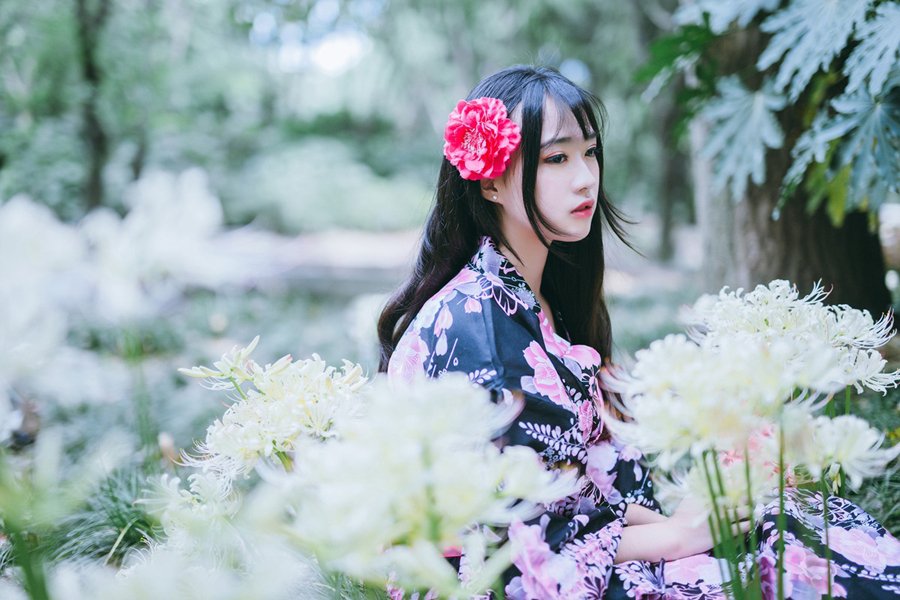 和服美女图片