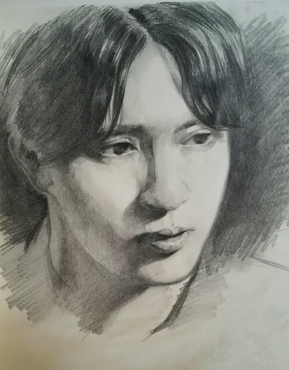 最流行新款薛之谦精美铅笔素描图片图片
