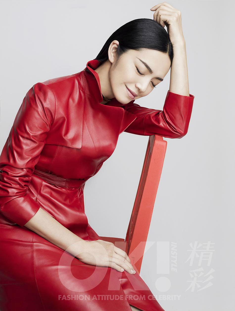 姚晨图片  姚晨《OK!精彩》三月刊封面图片图片