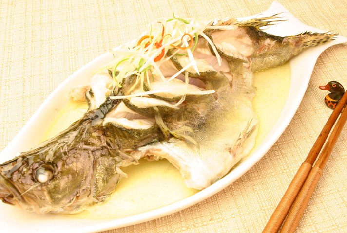 高清贵州特色小吃美食清蒸漓江桂鱼图片图片