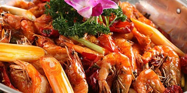 高清爆炒漓江虾图片桂林美食图片图片
